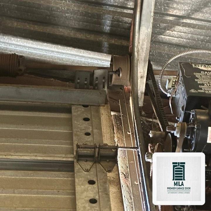 Off-Track Garage Door Emergency Realignment & Laser Calibration in Murphy, TX